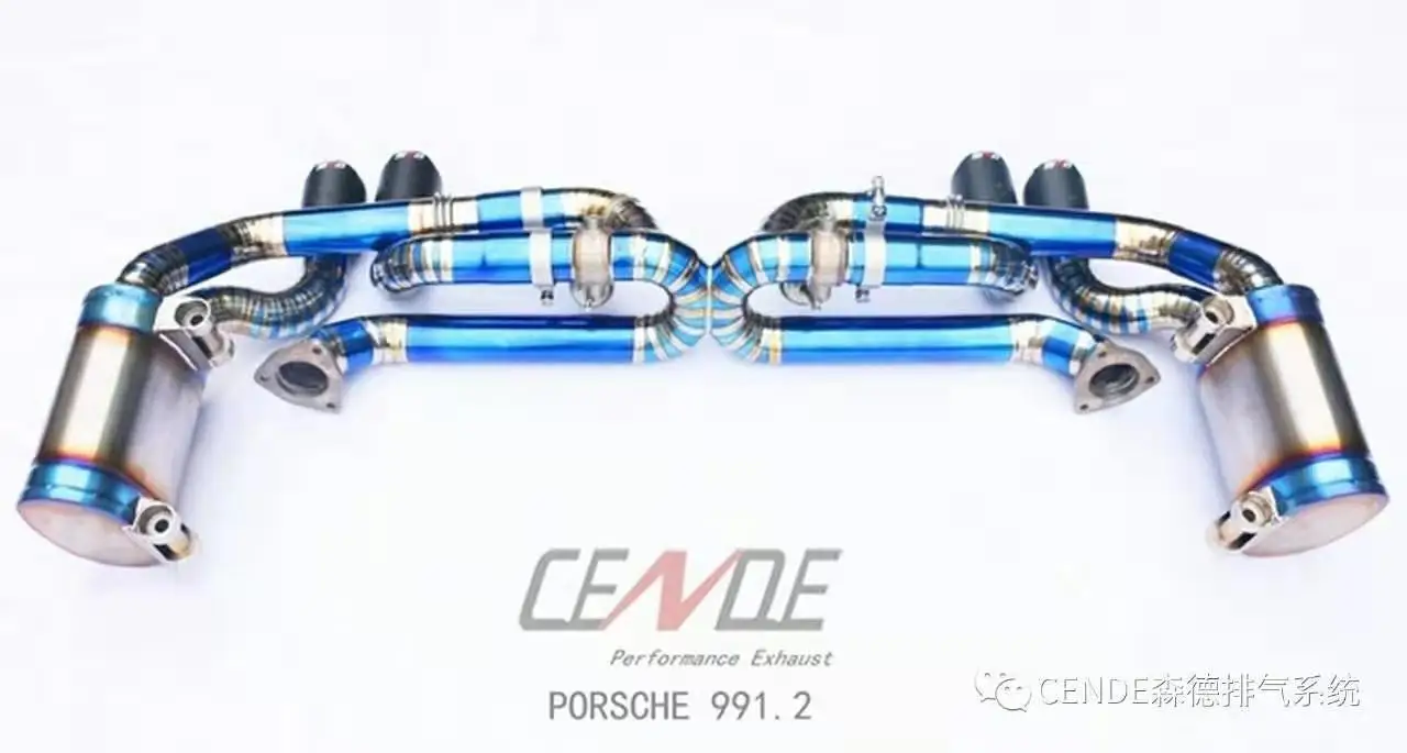 Full set cut out system pipe 991 exhaust  996  For porsche 997 turbo exhaust 911