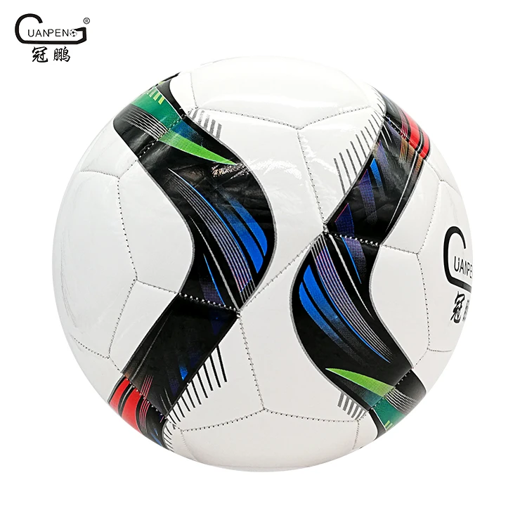 Pengteng Sport Wholesale High Quality Popular Design Official Size 5 Custom Logo Printed Durable TPU Soccer Ball for Training