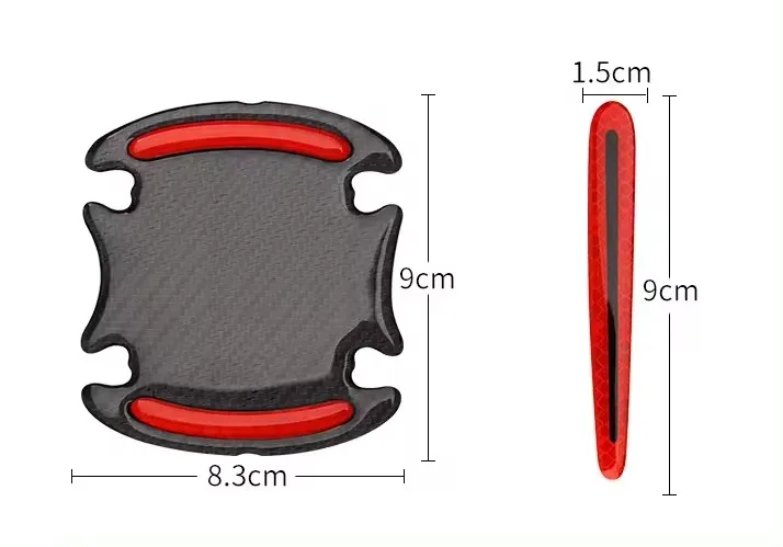 RTS Universal reflective door handle scratch resistant car handles scratch resistant protective film