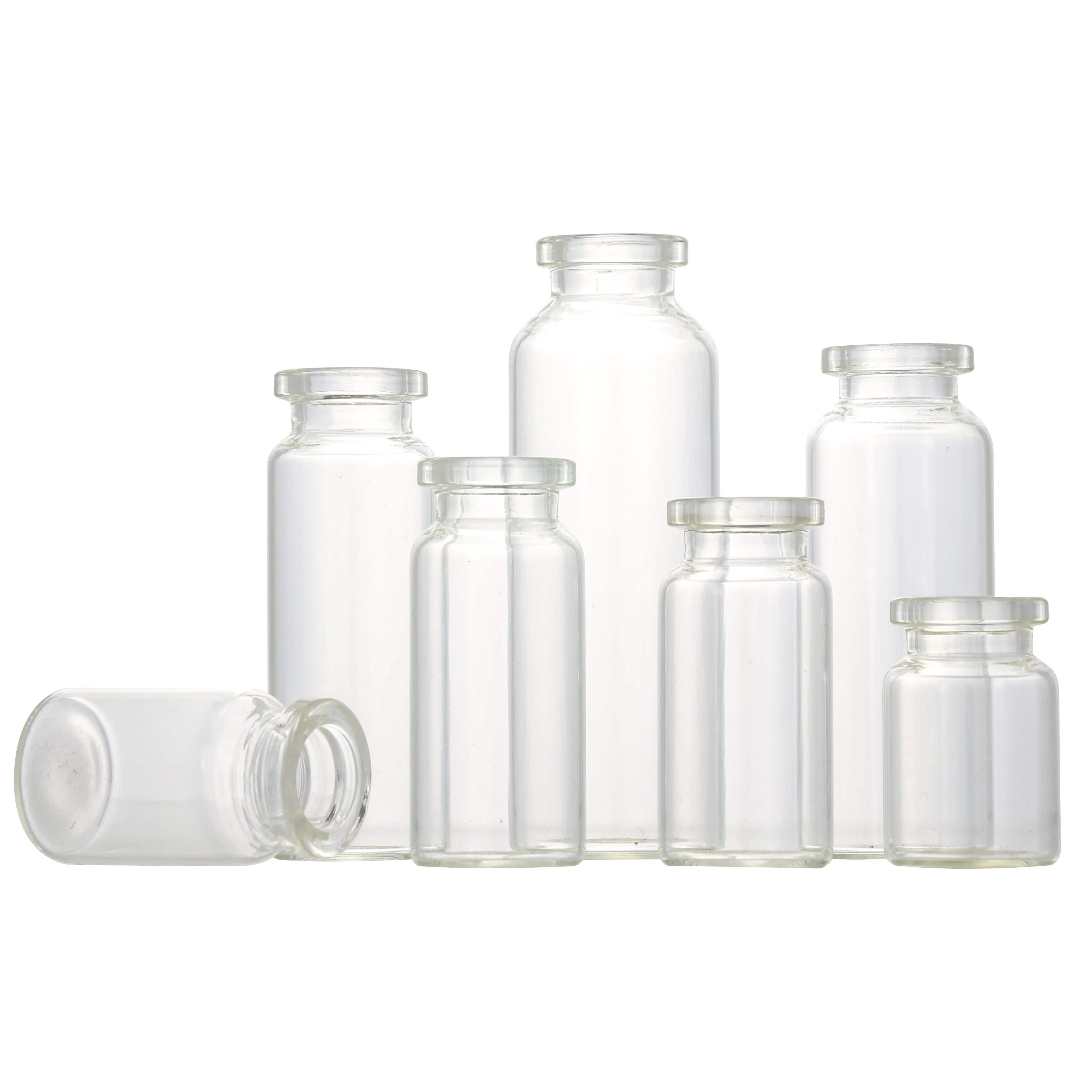 Mini Empty Small Pharmaceutical Bottle Vial 1ml 2ml 3ml 5ml 10ml Amber Glass Vials