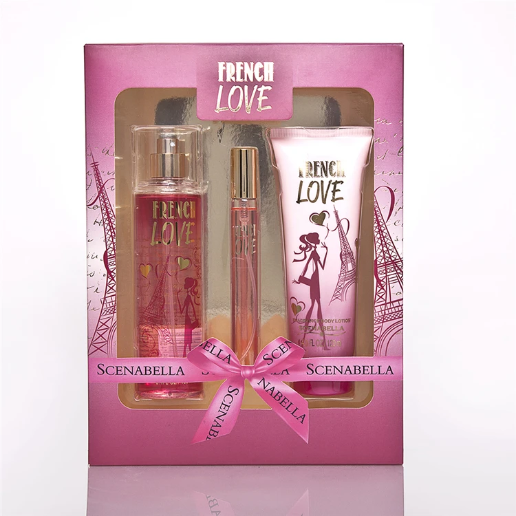 SG0013 Scenabella Sweet Pea Blossom  3pcs Perfume Gift Set