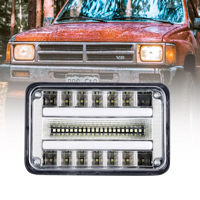 Custom Super Bright Waterproof Led Headlamp Trailers Truck Headlight For D800 Ford Nissan Chevy Truck 94-98