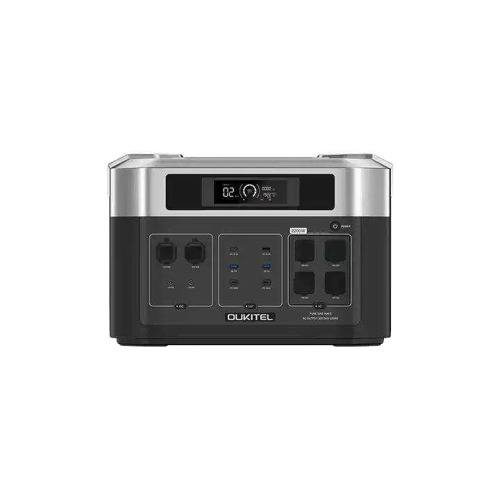 Портативная электростанция Okitel BP2000E 640000 мАч LiFePO4 UPS 2200 Вт 2048Wh солнечные панели Power Bank
