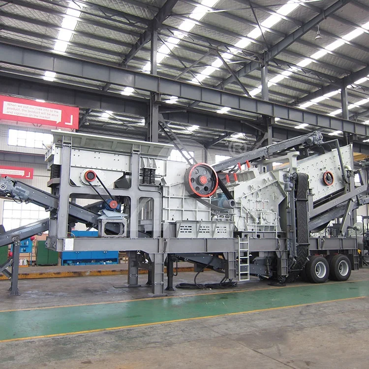 Trituradora Piedras Ore Tyre Crusher Price Mobile Jaw Cone Impact Stone Recycling Machine