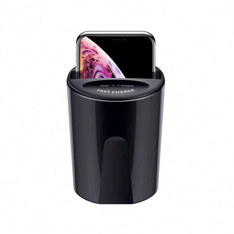 10W Car Wireless Charger holder with USB Output for Mobile Phone X9