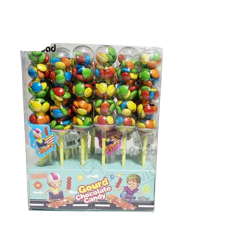 Chocolate beans In Rock Candy Gourd Chocolate bean candy