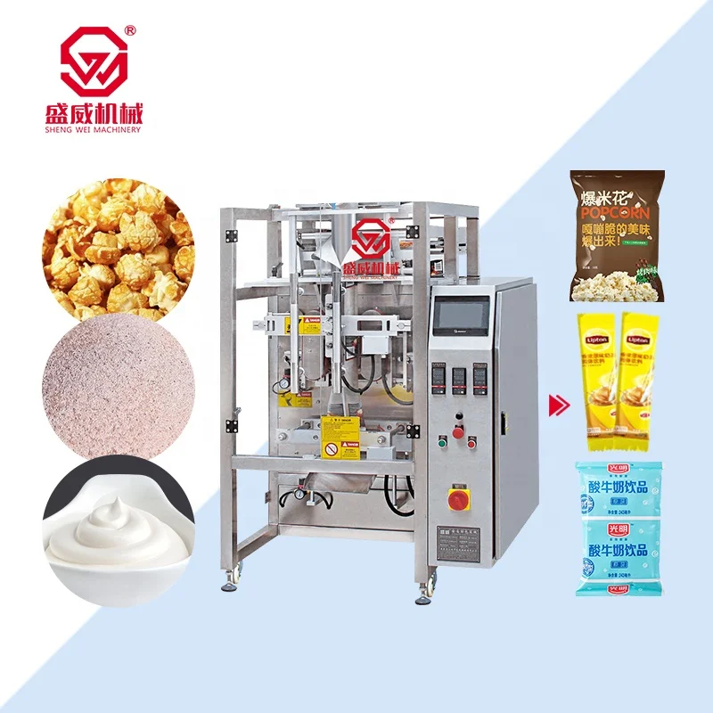 3 1 Coffee Nuts Filling And Wrapping Small Liquid Packaging Snack Packing Machine Automatic