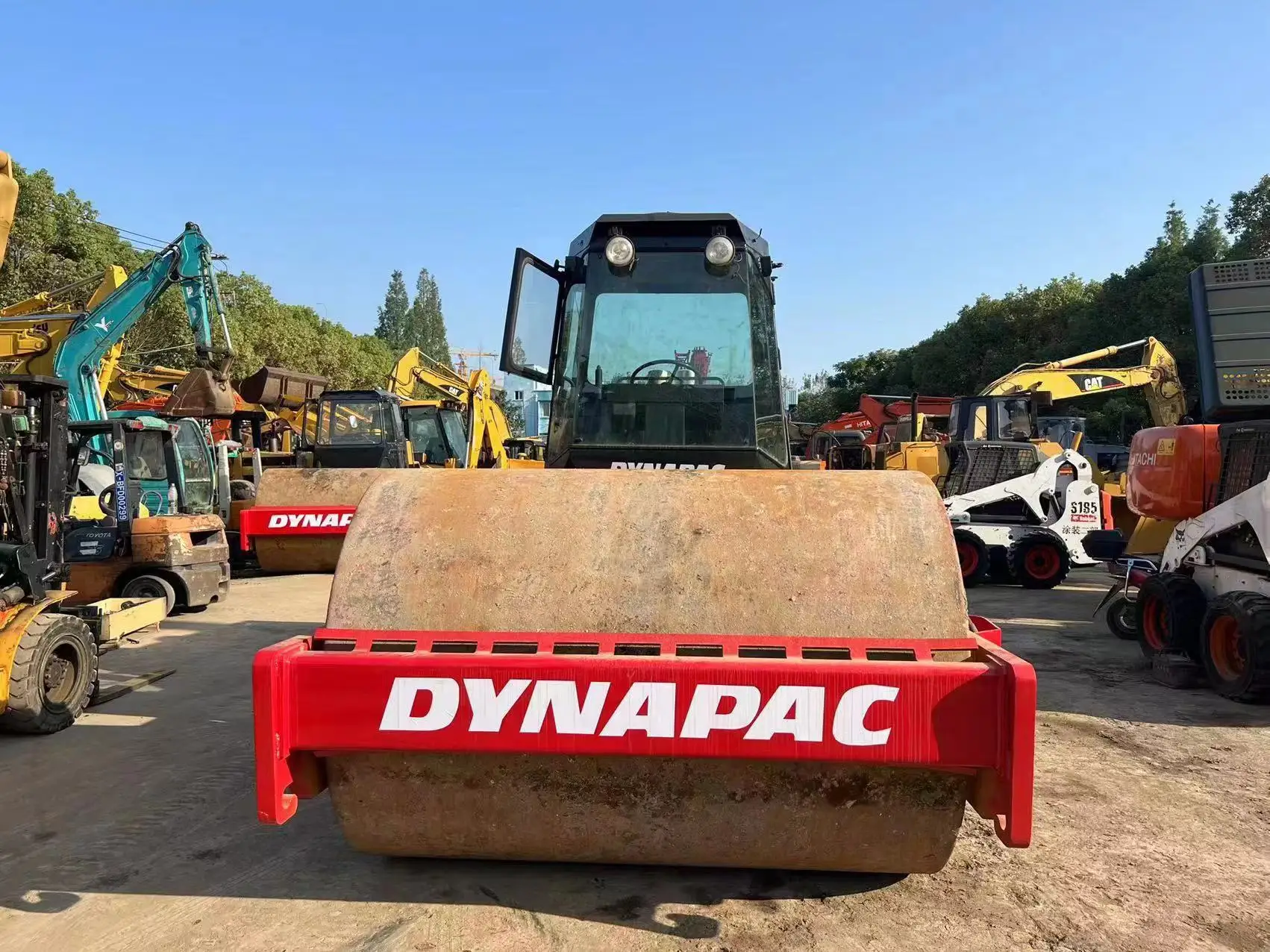 Высококачественный Подержанный дорожный каток Dynapac CA30D оригинальный уплотнитель строительный станок