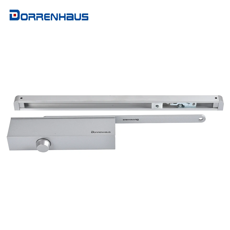 DORRENHAUS D2025H Adjustable EN2-5 Overhead Sliding Track Arm Door Closer For Commercial Doors