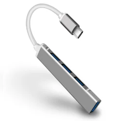 4Port USB 3.0 Hub USB Hub High Speed type c Splitter 5Gbps For PC Computer Accessories Multiport HUB 4 USB 3.0 2.0 Ports