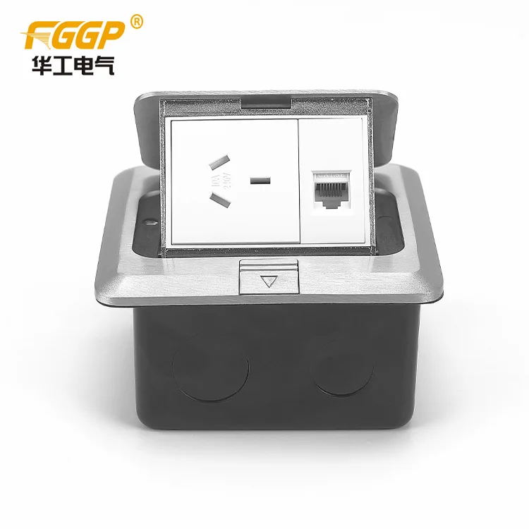 SAA approved  Retail australian New zealand Au floor mounted  cable 220v single  floor socket