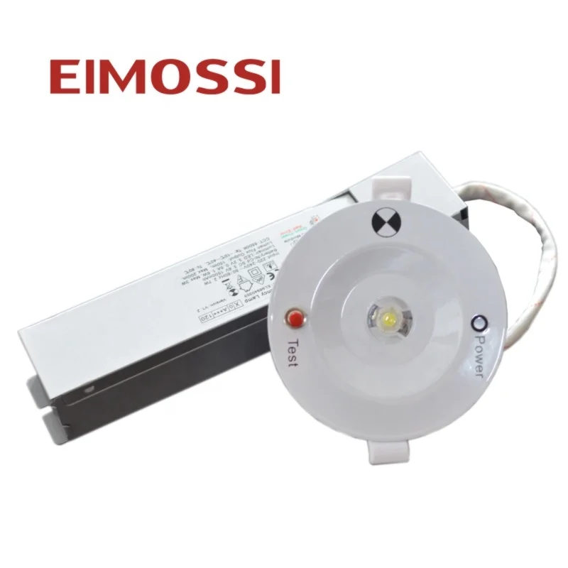 3w Led Downlight With Backup Battery Emergency Luminaries