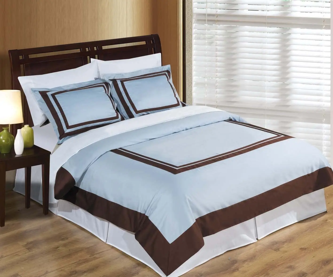 Comforter Cover Multi-piece 100 % Egyptian Cotton 400 TC  Hotel Duvet Cover Set Colorblock Bedding Set