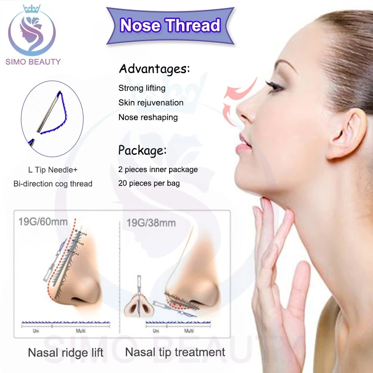 Professional nose thread 360 4D cog blunt cannula 6d pdo for wholesales