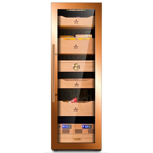 Professional Factory Direct Price No Frost 5 Layers Trays Spanish Canada Cedar Electronic Electric Climate Control Cigar Humidor