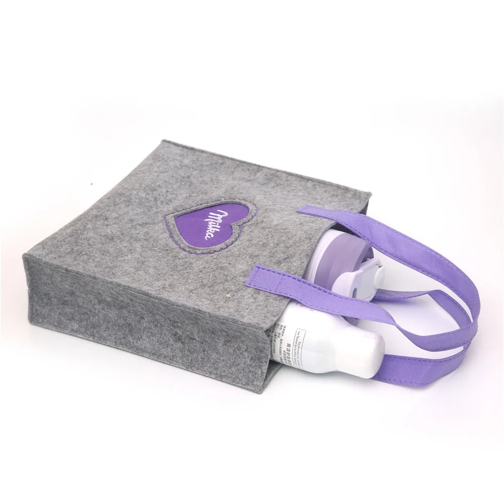 Reusable Eco Customized New Arrival Handbag Fashion Personalized Felt Bags