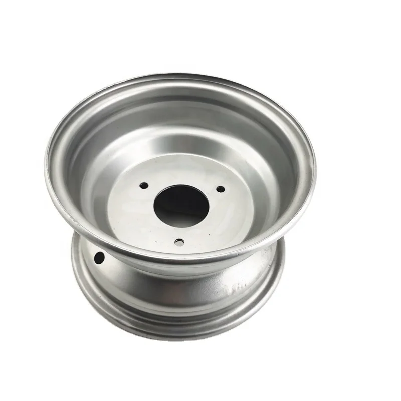 sliver 2.0mm thickness ATV front steel rim 8inch for Quad Bike Go Kart Buggy Goff 8x5.5 wheel parts