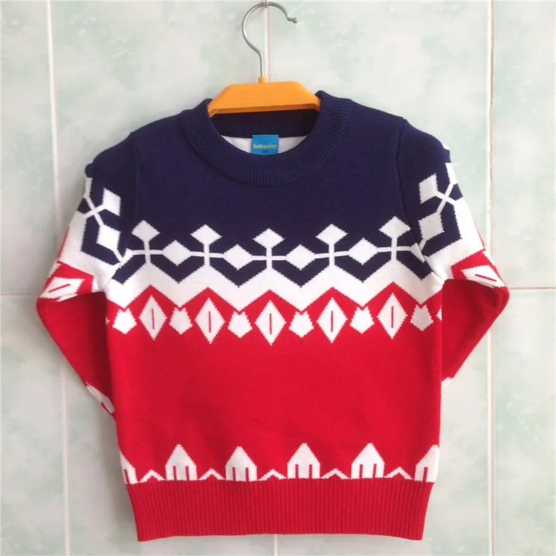 Newest Embroidery Designs Hand Made Crochet Icelandic Wool Kids Sweaters