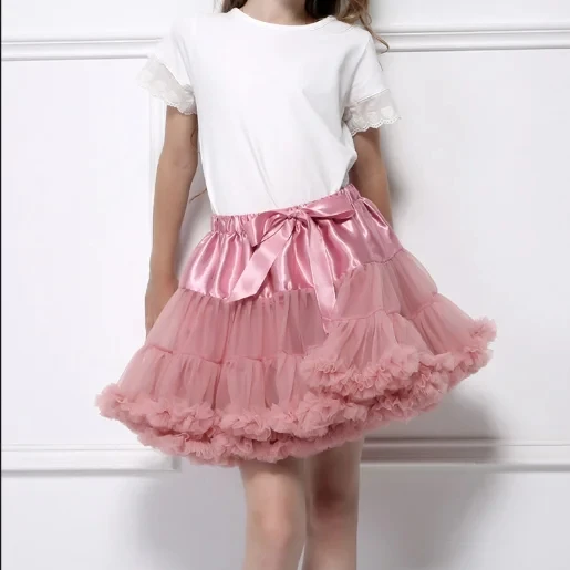 wholesale tutu petti skirts skirt fluffy dancing Children Girls Ballet Tutu Skirts