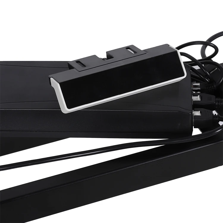 Anti-Collision Low Noise Dual Motors Three Stages Height Adjustable Table Ergonomic Electric Lifting Desk Standing Desk