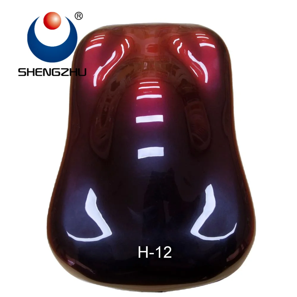 H12 black red chameleon powder car paint nail resin nail gel polish