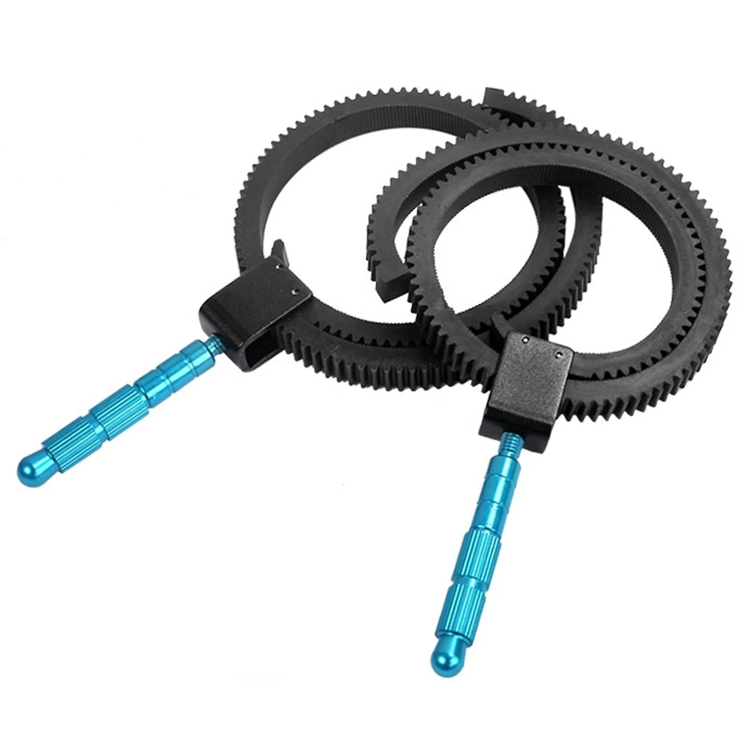 
Camera Focus Ring Lens Adapter Adjustable Rubber Follow Focus Gear Ring Belt with Aluminum Alloy Grip for DSLR Camcorder Camera 