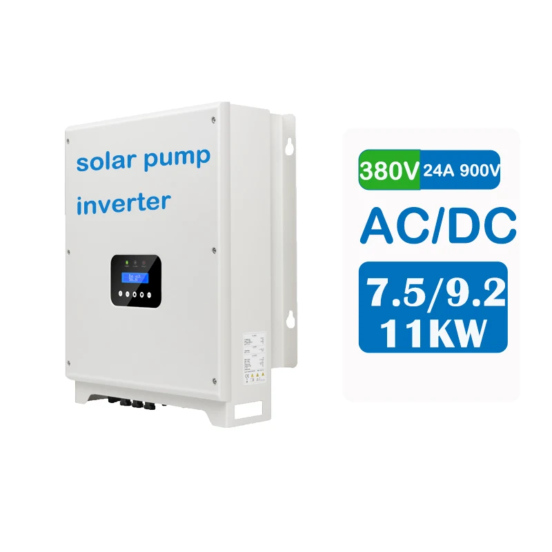 Best Selling 7.5-11kw three phase 50/60hz Switching water solar pump inverters
