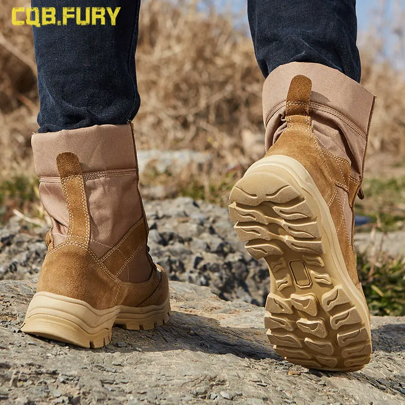 Wholesale  Warm  Tactical Jungle Combat Boots for Men