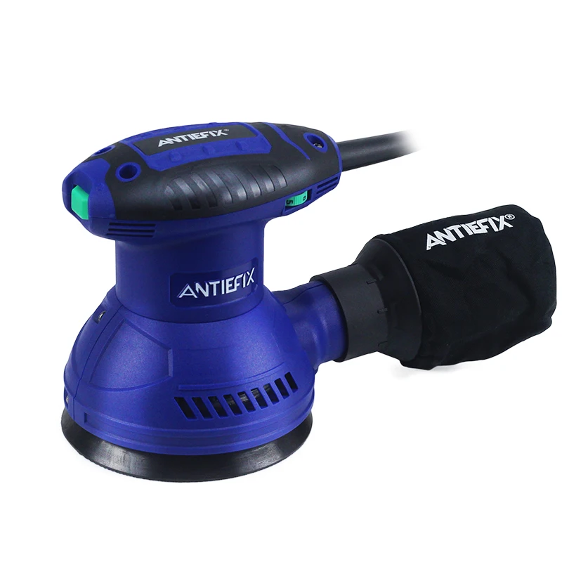 ANTIEFIX HIgh quality variable speed electric sander circular sander 125mm Random Orbital Palm Sander