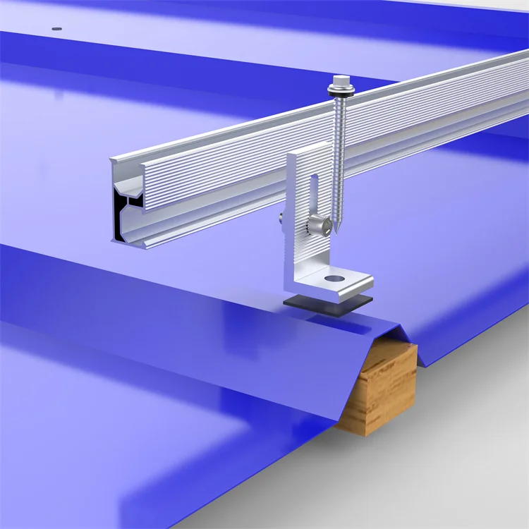 metal tin L feet roof mounting hook solar panel mount solar bracket L foot without drilling screws ant rubber