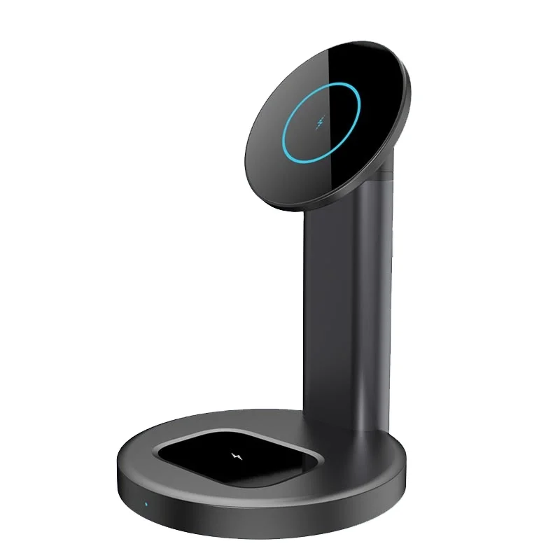 3 in1 Wireless Charging Station Fast 15w Qi 3 in 1 Wireless Charger