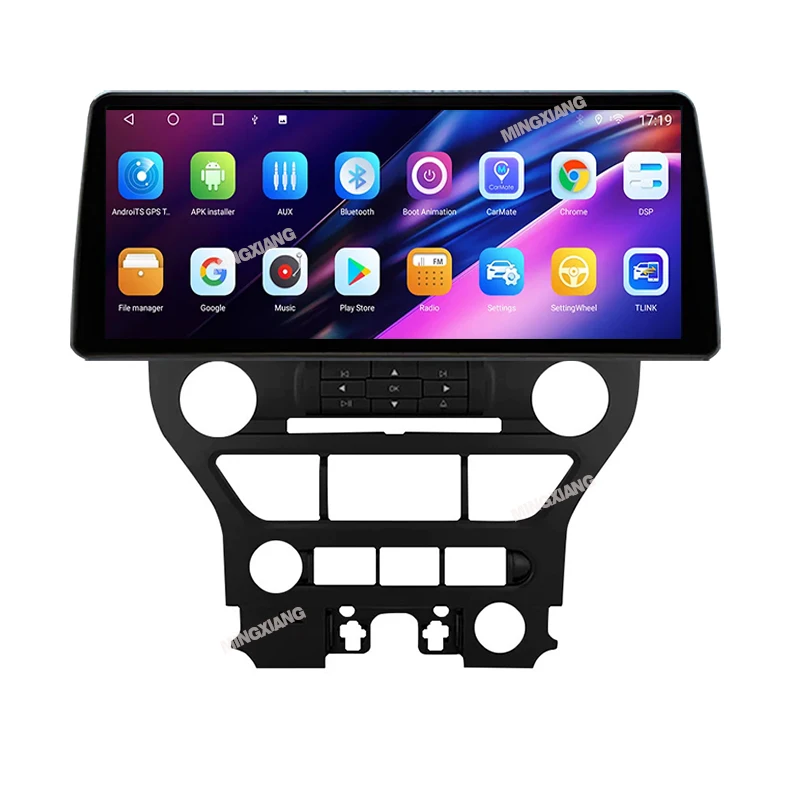 For Mustang 12.3inch Screen Inch 2+32/4+64GB 4+4Core Android Car Stereo CarPlay Android Auto Radio WiFi/GPS/BT/FM/RDS/DSP/IPS/AH