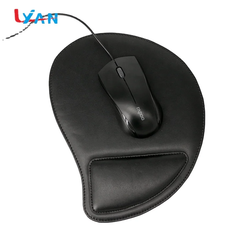 Professional cheap custom best material genuine leather mouse pad