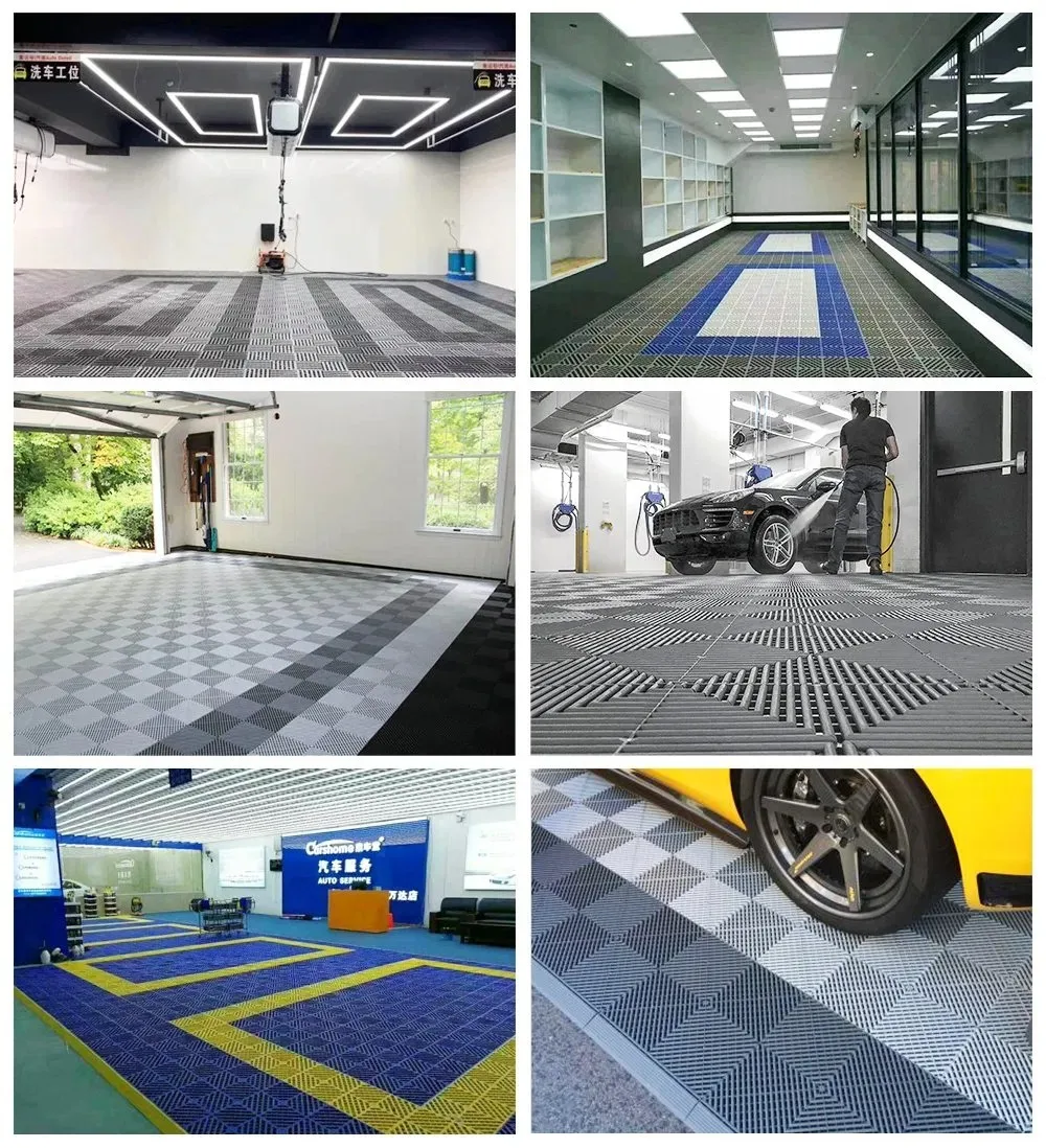 Wholesale Outdoor Interlocking Garage Bathroom Car Wash Mesh Pallet Plastic Flooring