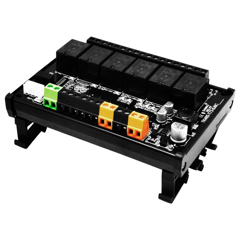 Релейный модуль с функцией расширения IO-порта связи RS485, поддерживает протокол Modbus, датчик таймера 16 А