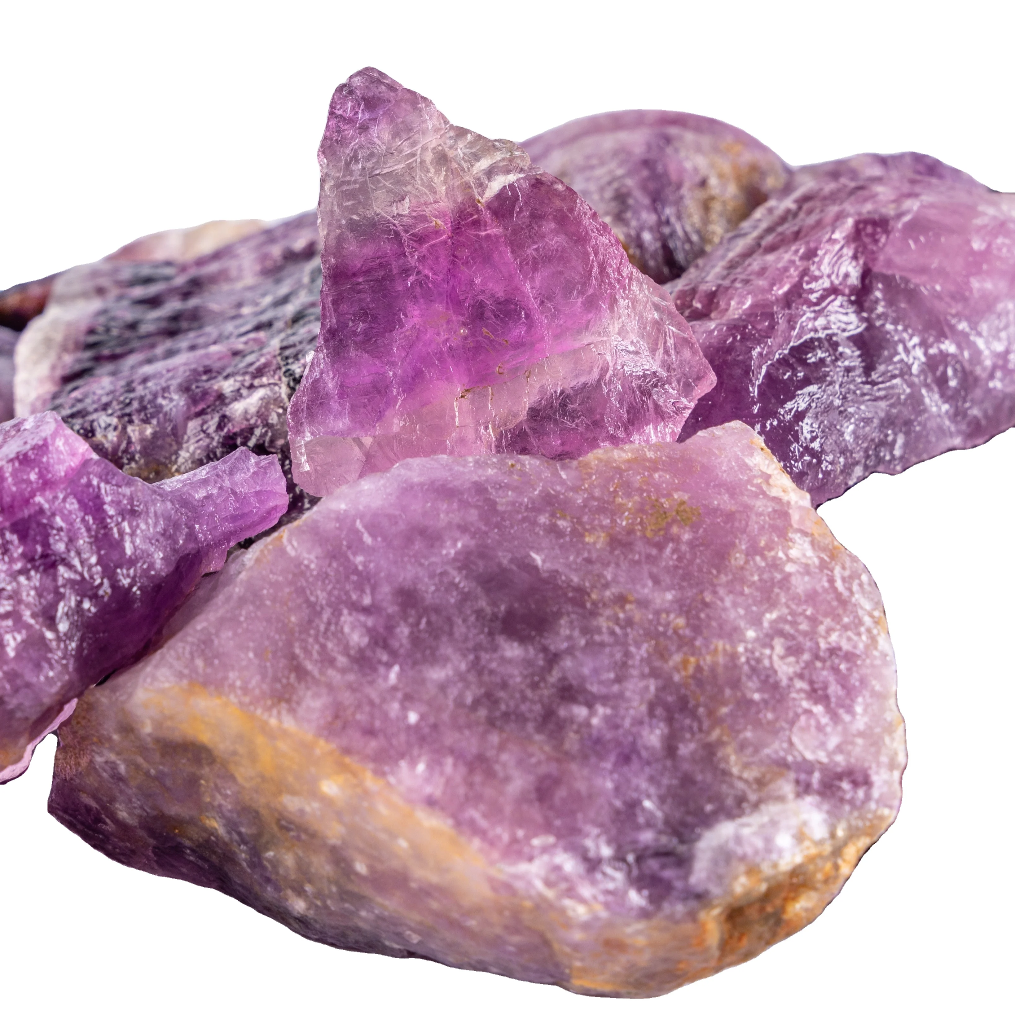 Cryolite raw material Raw fluorite of various colors fluorspar lump