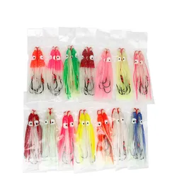 Amazon Hot Sale Sea Fishing Metal Jig Hooks Double Assist Slow Jigging Hook With Octopus lure