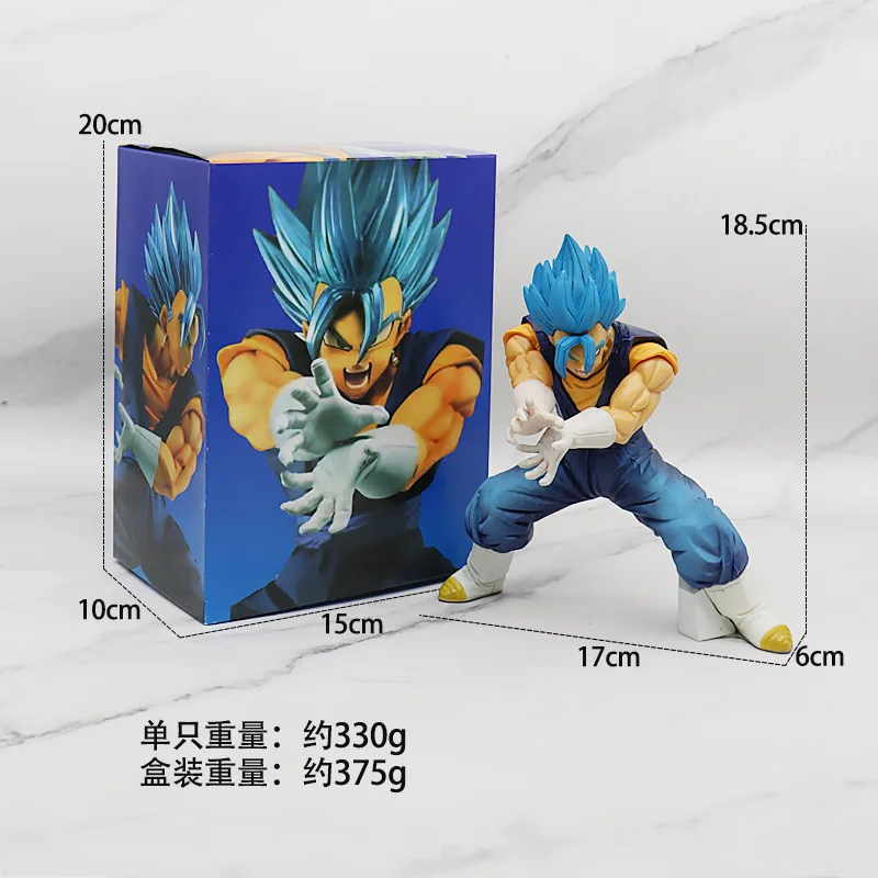 22Cm Birthday Gift Decoration Black Hair Monkey King Dragon Balls Anime Figure action figures figurine