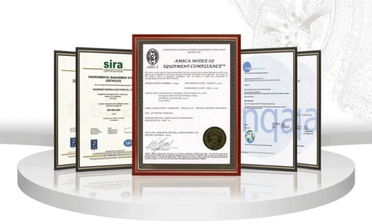 SDCX Automotive spare parts D736 1605036 9198688 10124 T0610034 for Saab ceramic formula brake pad