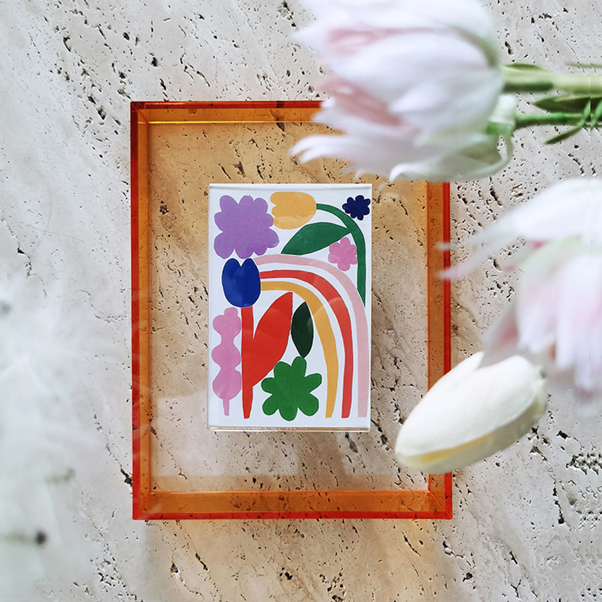 Acrylic photo frame photo clamping decoration oil painting box gift