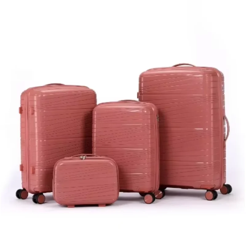 Wholesale PP Luggage Four Piece Set Luggage Travel Bags Luggage Travel Bags Luxury  Fashionable And Waterproof