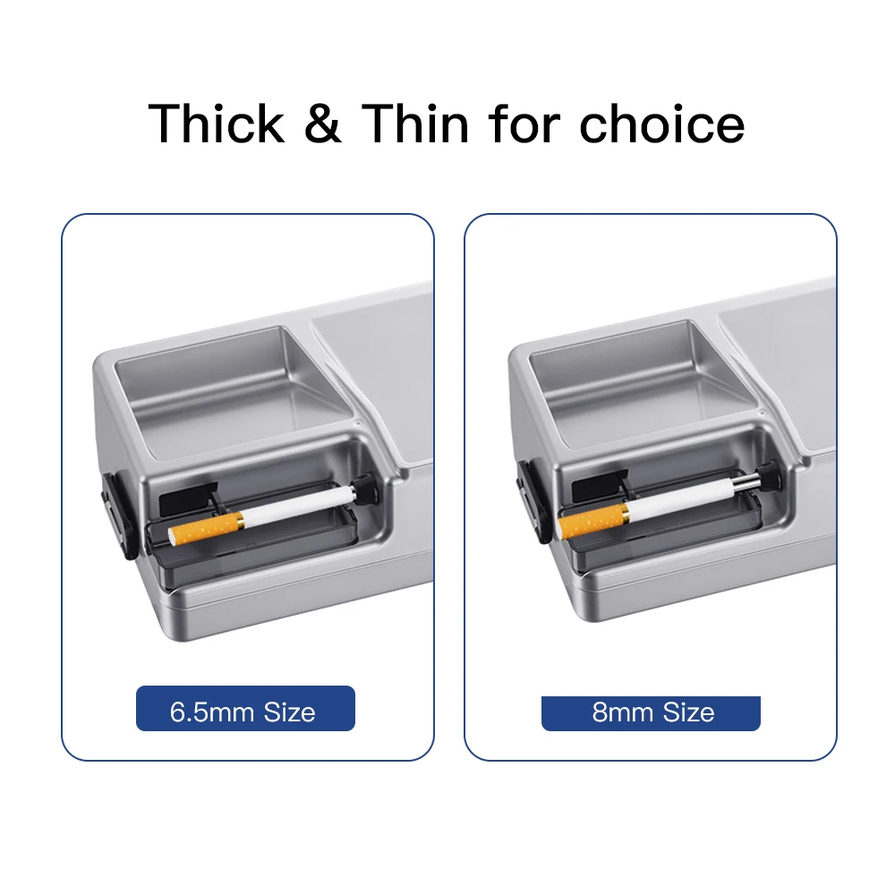6.5mm/8mm Rechargeable Cigarette Roller Electric Automatic Tobacco Rolling Machine herbal filling machine