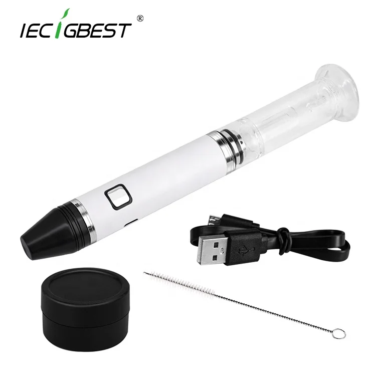 
2021 Portable Dip&dab Pen Cozzy Wax Dab Rig with Mini Water Glass Bubbler and Quartz Tip Wax Vaporizer for Dab Vape Pen 
