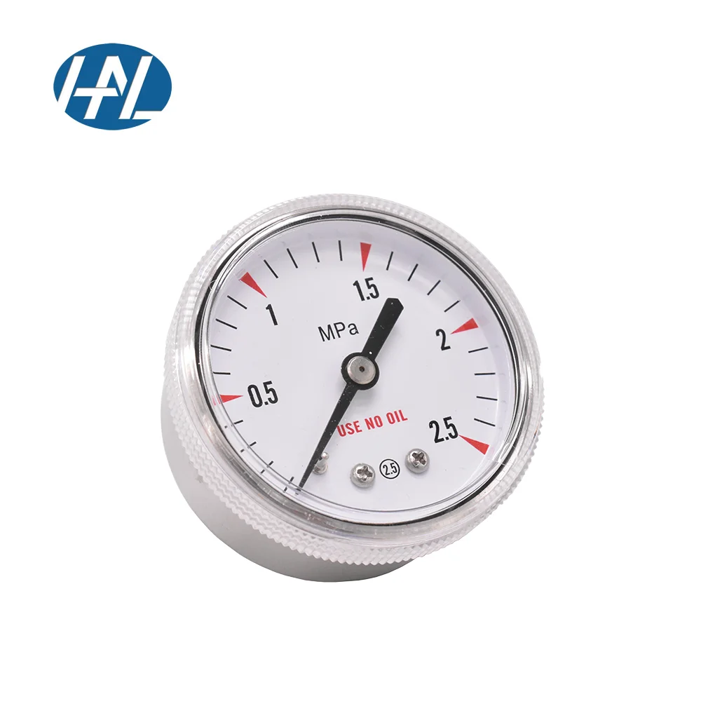 316L Stainless Steel Pressure Gauge Oil Pressure Gauge Wholesale Grade Axial Installation 0-2.5MPa