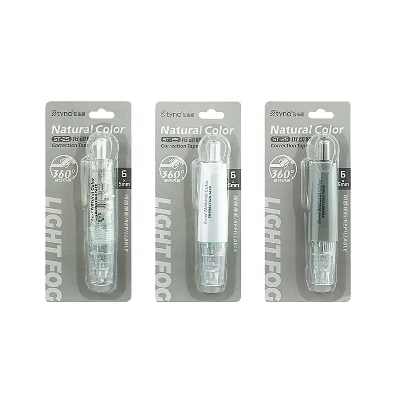 New Design Wholesale Press Correction Tape Replaceable Core Portable Altered Stationery