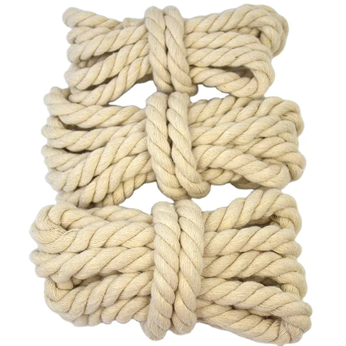 100% Cotton Twisted Rope 1/2 x 10 ft White Natural Cord Packaging 100% Cotton Twisted Rope 1/2 x 10 ft White Natural Packaging