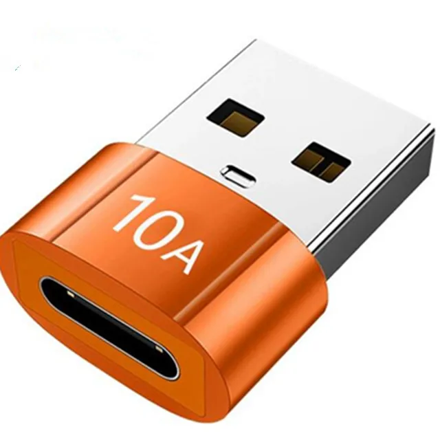 Factory 10A Type C Female To USB3.0 A Male OTG Adapter USB-C Converter For Iphone 14 Xiaomi Samsung S21 Oneplus Realme Cable