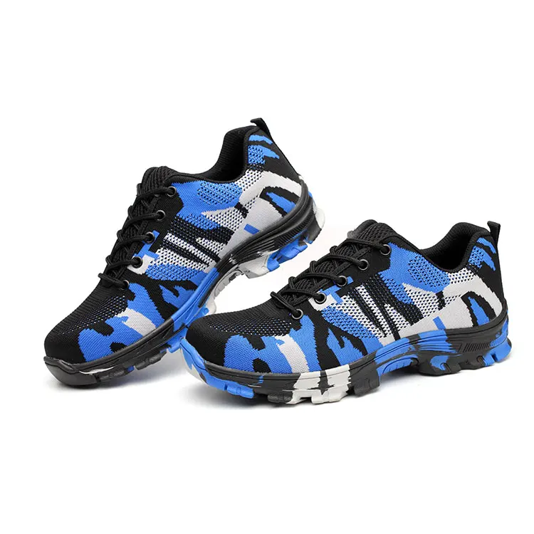 Woodland Camouflage Wear-Resistant Outsole Breathable Summer Safety Men Shoes