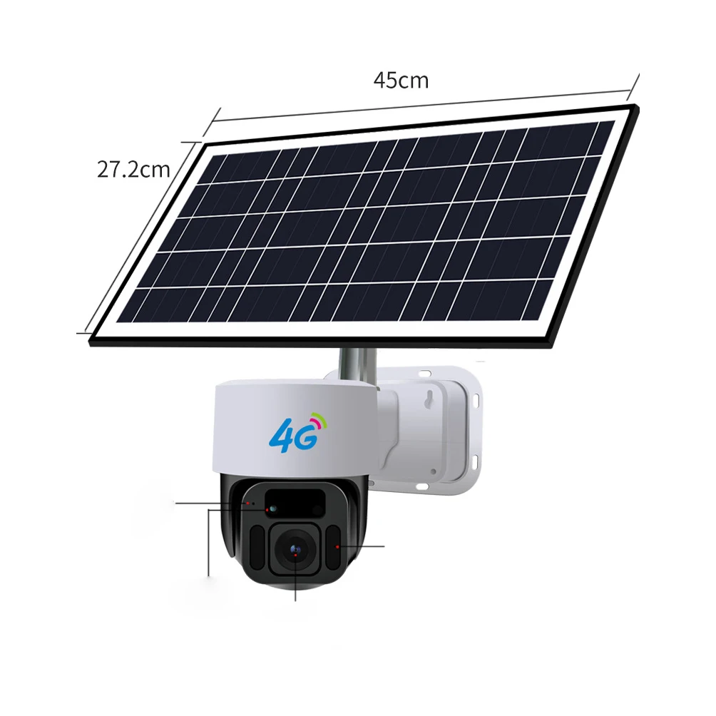 Long Life Battery Solar Panel Powered Smart Outdoor 1080P CCTV Wireless Surveillance WiFi Solar Security Network Camera