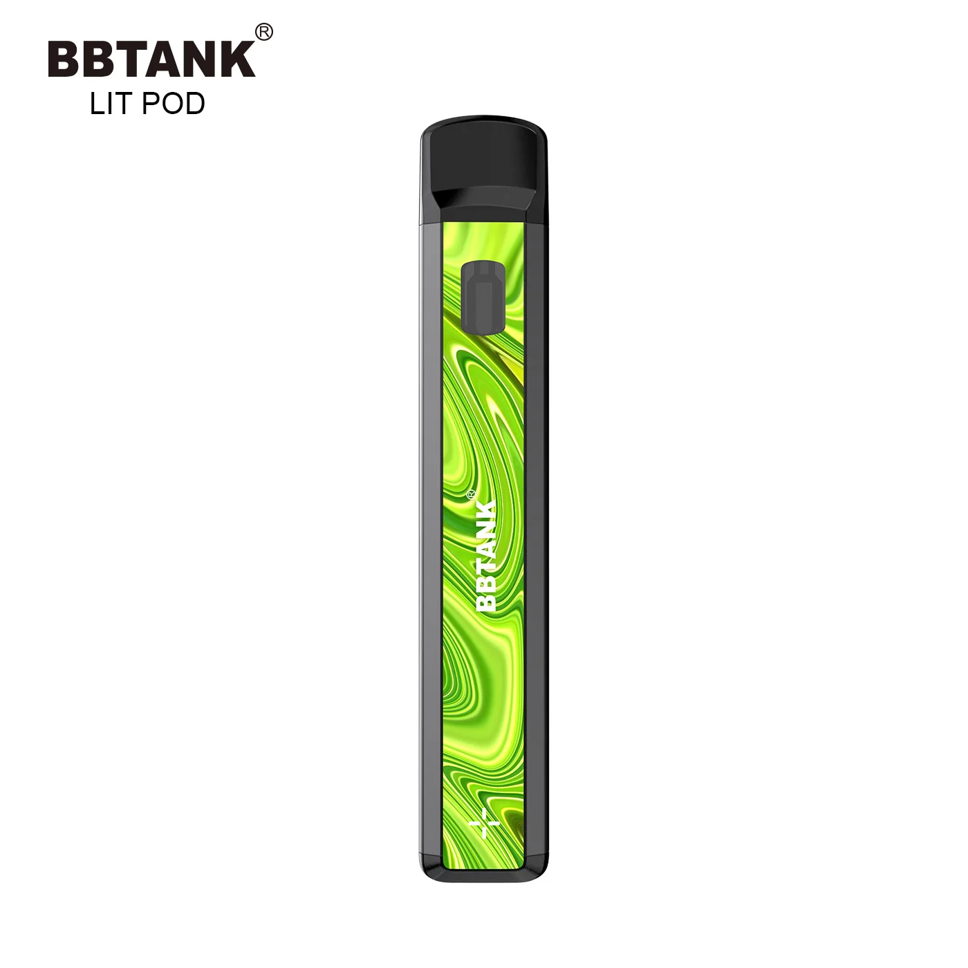 BBTANK Lit Pod 1ml 2ml Ceramic Coil Pod Vape 350mah CBD Oil atomizer Rechargeable e cigarette Vaporizer CBD pen